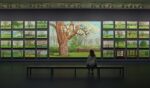 David Hockney 25, exhibition view at Fondation Louis Vuitton, Parigi