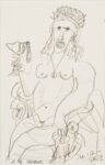 J.P. Witkin, Au revoir (2007), disegno a matita. Courtesy CAR gallery