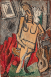 Pablo Picasso, Femme nue à la guitare, 1909. Courtesy Sotheby's