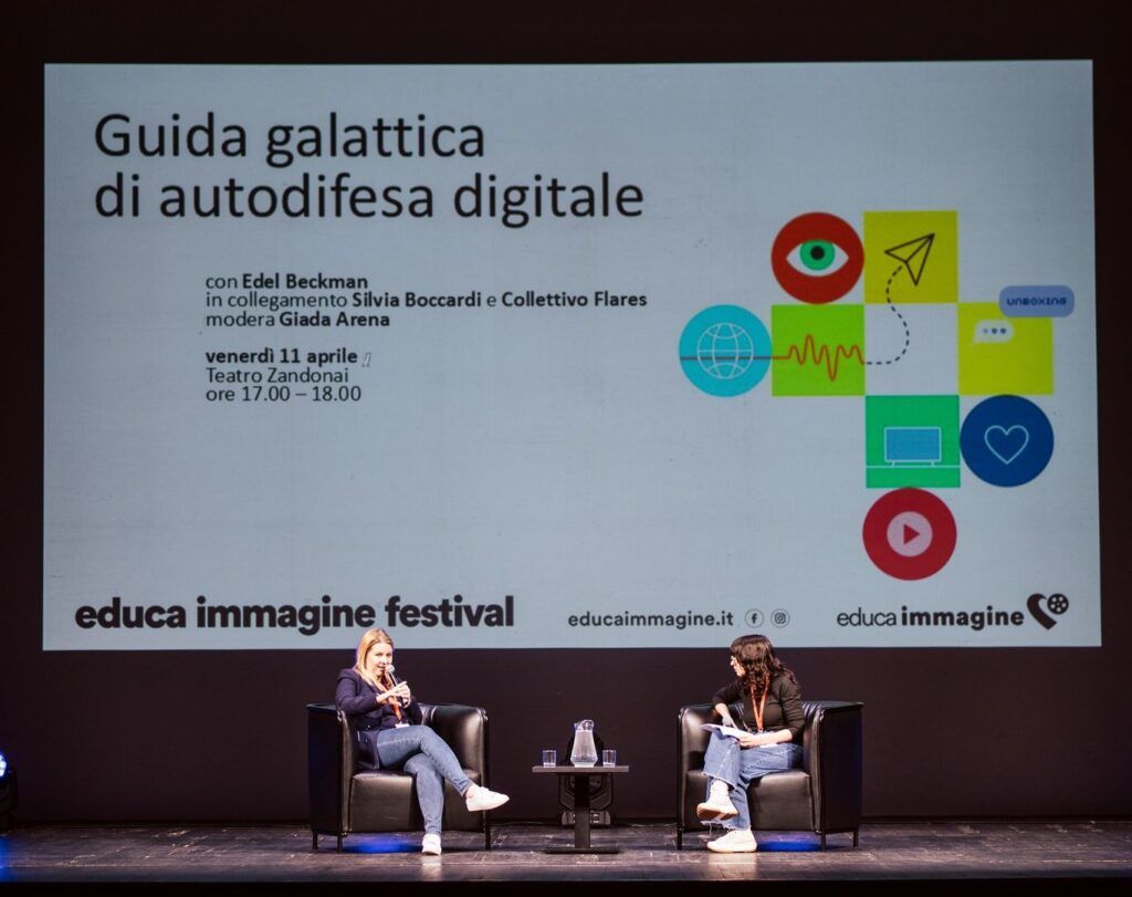 Educa Immagine a Rovereto Edel Beckman e Giada Arena, al talk: 