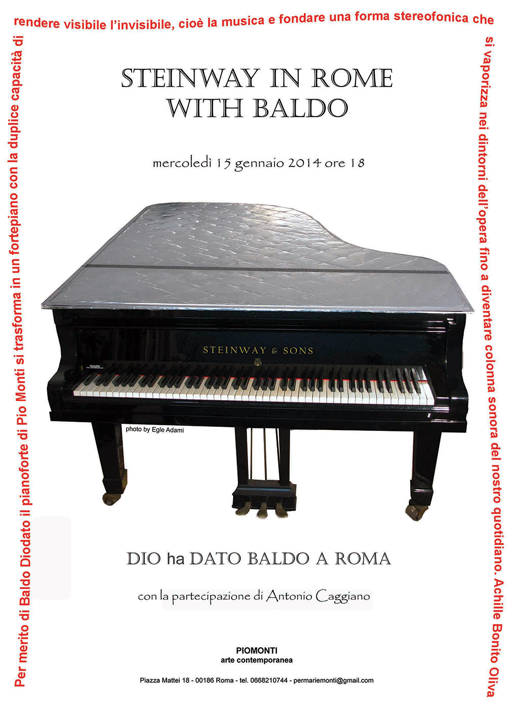 Steinway in Rome with Baldo Diodato