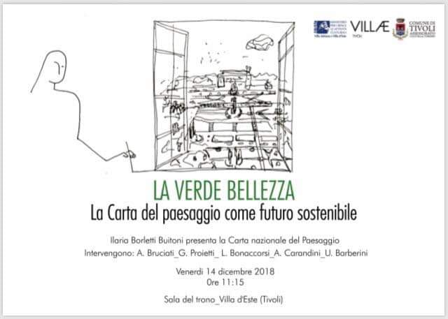 La Verde Bellezza. La Carta del paesaggio come futuro sostenibile