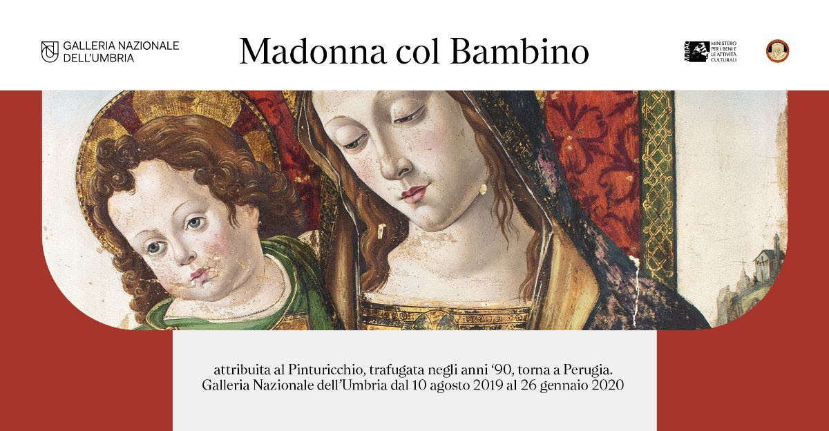 Madonna col Bambino attribuita a Pinturicchio