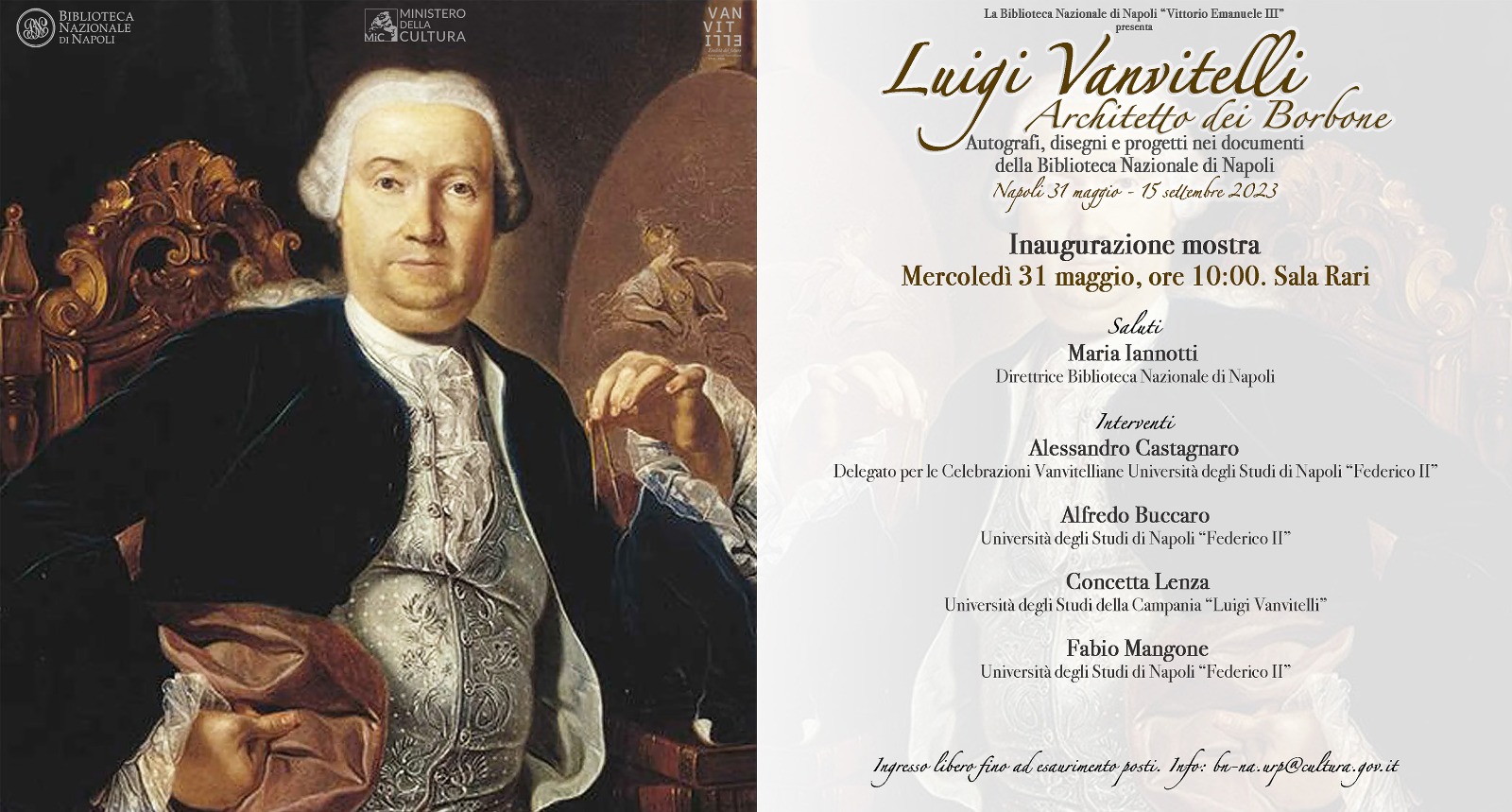 Luigi Vanvitelli architetto dei Borbone