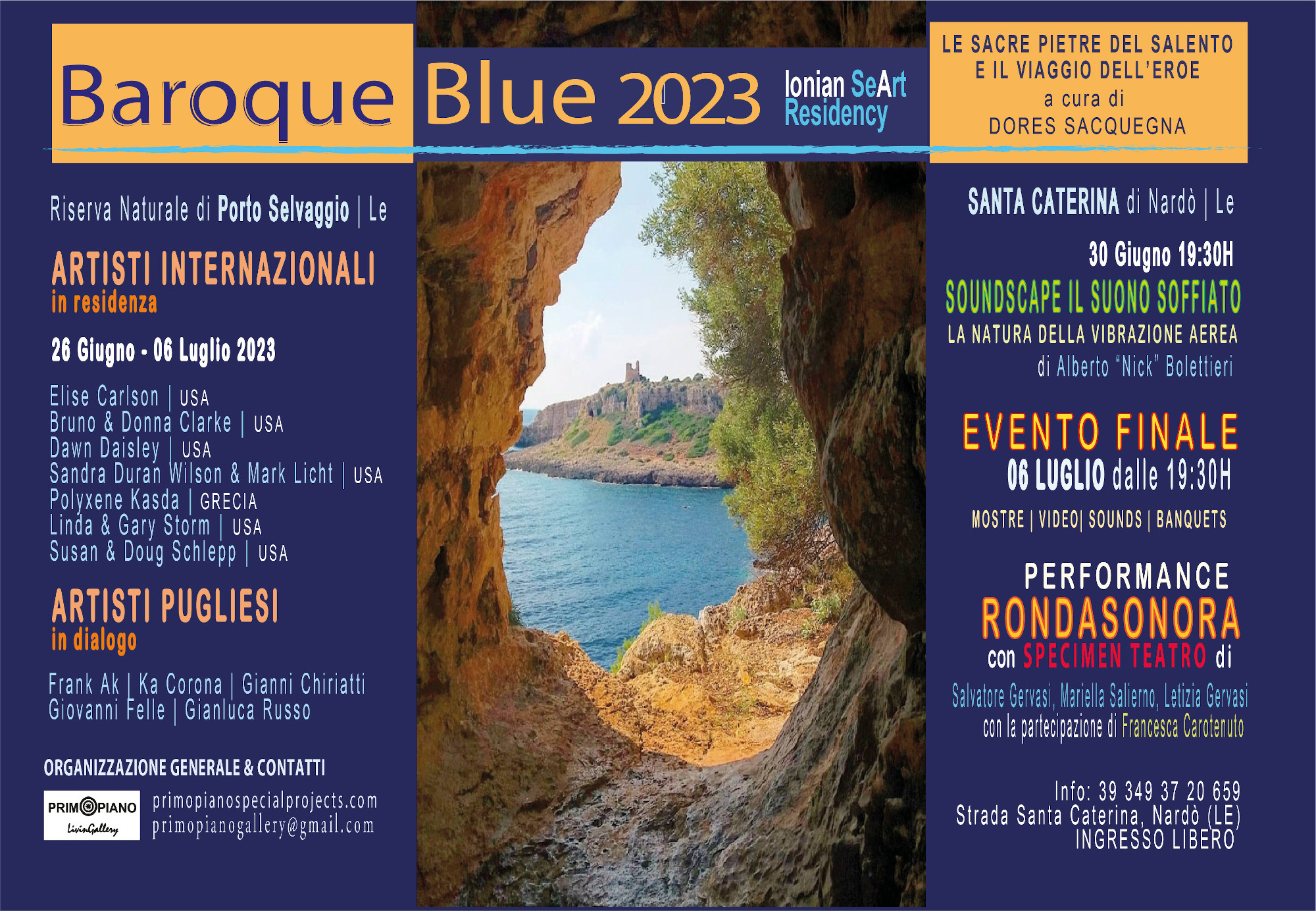 Baroque Blue Ionian Se-Art Residency 2023